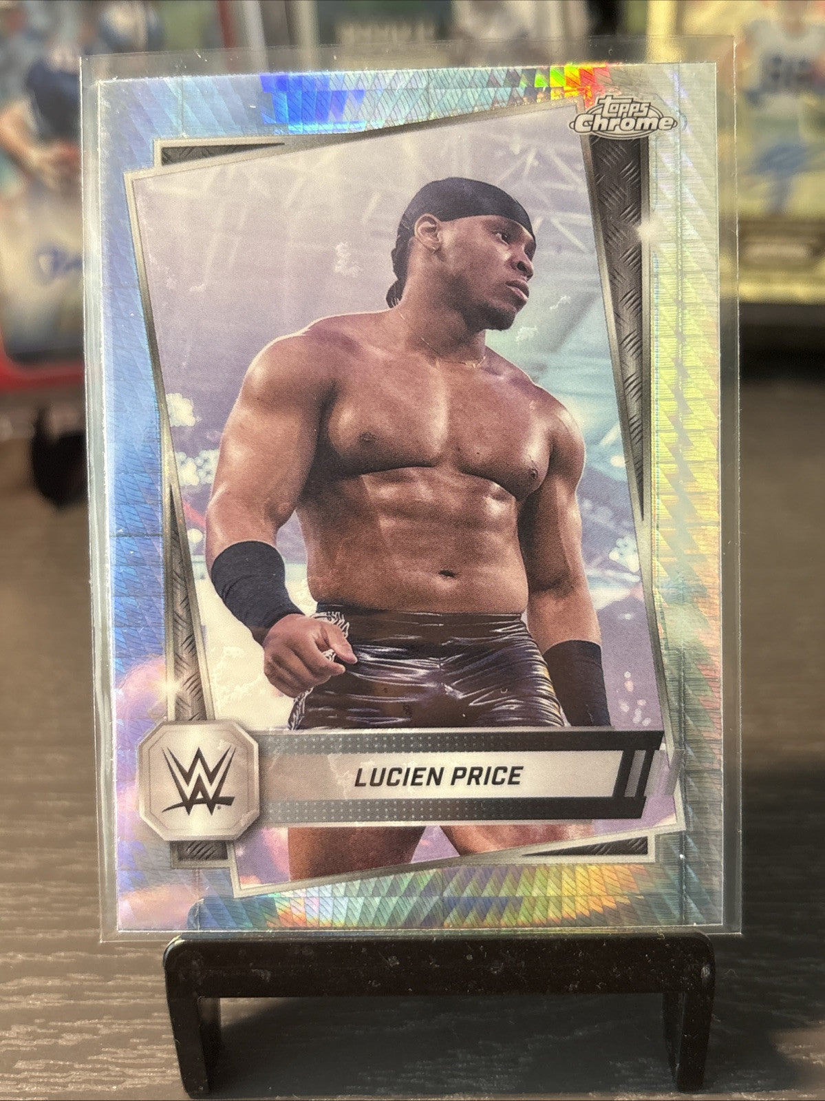 Lucien Price 2025 Topps Chrome WWE Prism Refractor #161