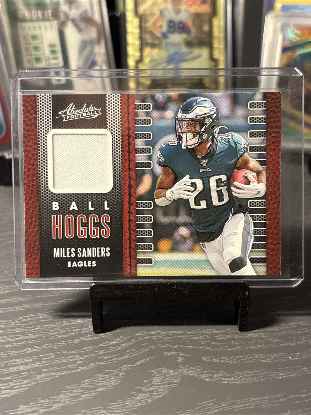 Miles Sanders 2020 Panini Absolute Ball Hoggs  NM MINT Eagles