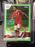 Nycole Raysla 2022-23 Topps Chrome UEFA Womens NEON GREEN /99 #73 SL Benfica B