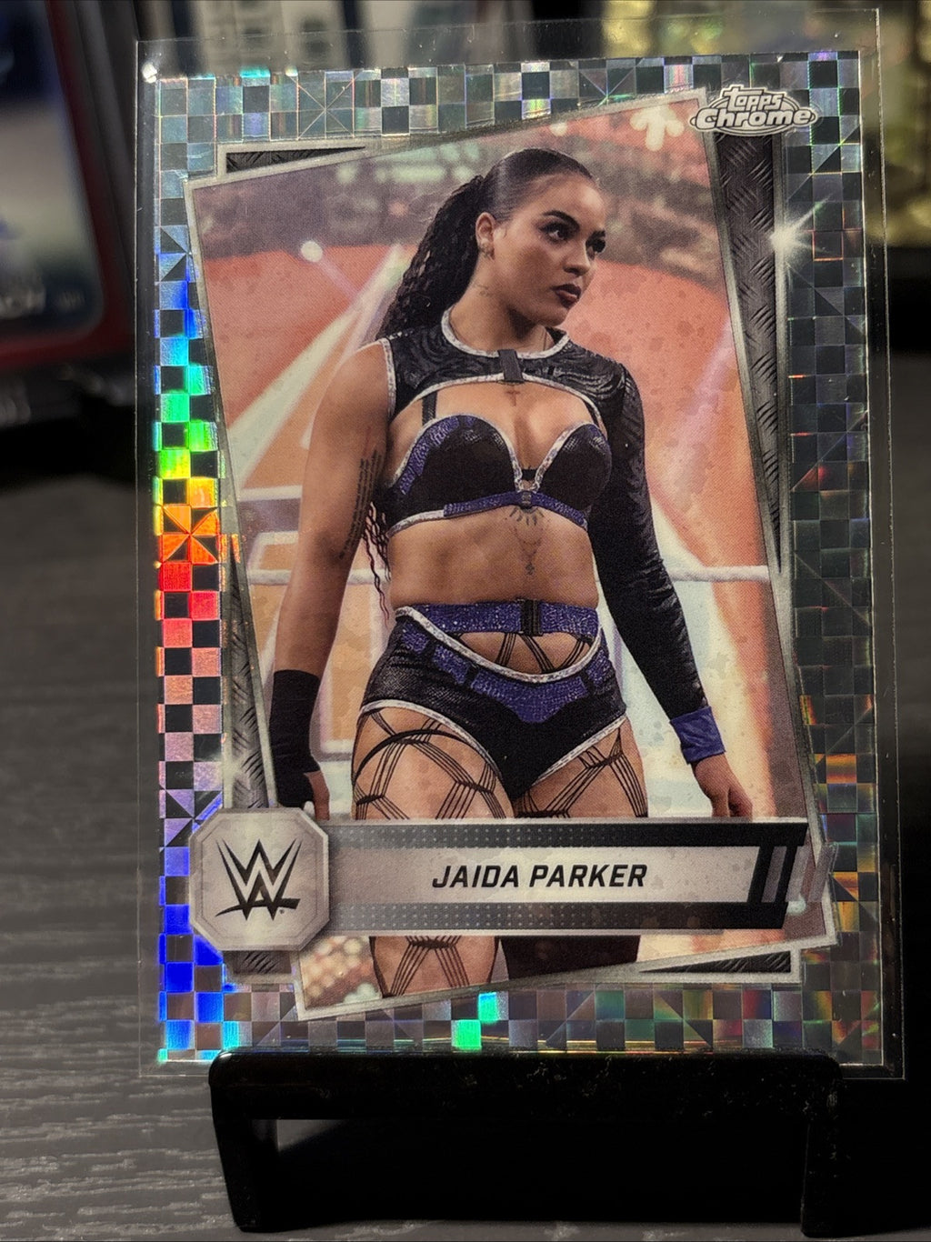 2025 Topps Chrome WWE Jaida Parker Xfractor
