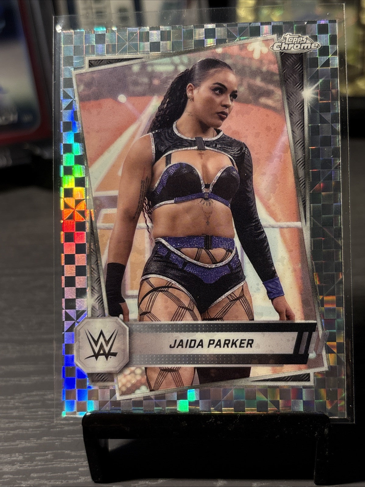 2025 Topps Chrome WWE Jaida Parker Xfractor